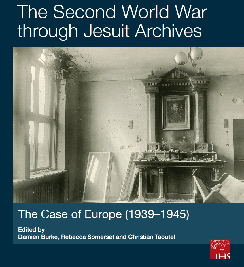 Book cover of The second World War through Jesuit Archives
