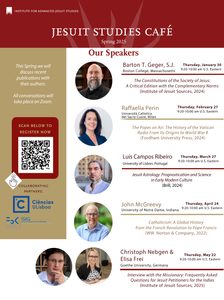 Jesuit Studies Cafè Flyer Spring 2025